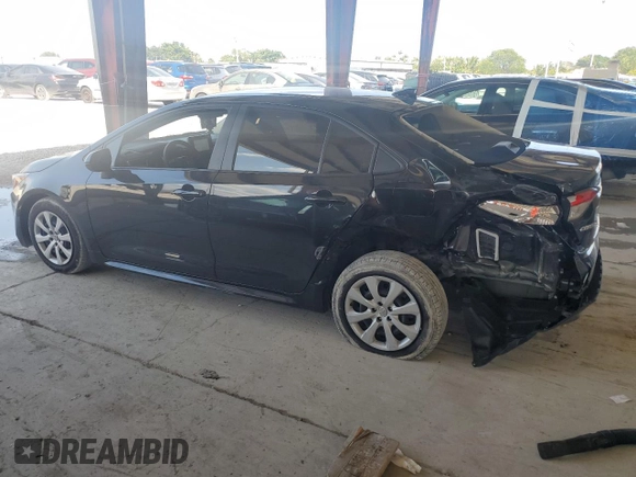 2022 Toyota Corolla LE with VIN JTDEPMAEXNJ197960, listed as a Copart auction lot 52386075 with 32,221 mi miles and Salvage Title. Bid and sale history available at DreamBid. Image 2.