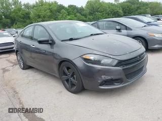 2015 Dodge Dart SXT with VIN 1C3CDFBB9FD242777, listed as a IAAI auction lot 42078230 with 125,905 mi miles. Bid and sale history available at carsss.com. Image 1.
