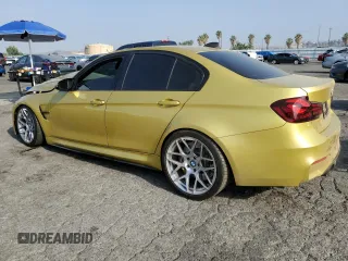 2015 BMW M3 with VIN WBS3C9C58FP804331, listed as a Copart auction lot 62507465 with 97,783 mi miles and Salvage title. Bid and sale history available at DreamBid. Image 2.
