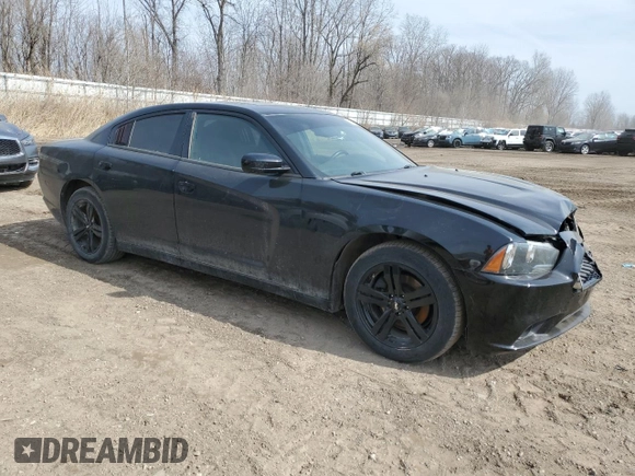 2014 Dodge Charger SXT with VIN 2C3CDXHG0EH361683, listed as a Copart auction lot 49206205 with 108,911 mi miles and Non Repairable. Bid and sale history available at carsss.com. Image 4.
