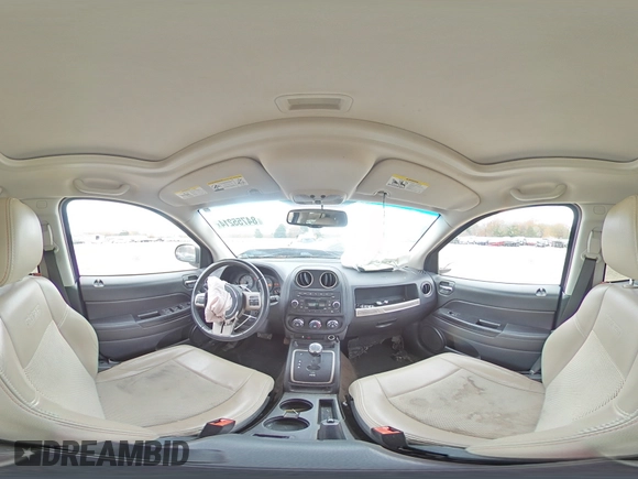 2017 Jeep Compass Sport with VIN 1C4NJCBB2HD132541, listed as a Copart auction lot 84755214 with 137,603 mi miles and Salvage Title. Bid and sale history available at carsss.com. Image 14.