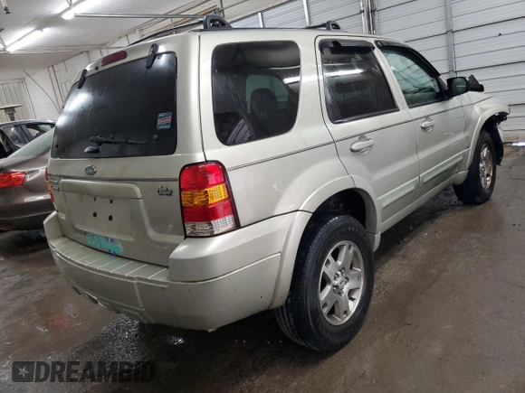 2005 Ford Escape Limited with VIN 1FMYU04145KA78041, listed as a Copart auction lot 70222184 with 113,943 mi miles and Salvage Title. Bid and sale history available at carsss.com. Image 3.