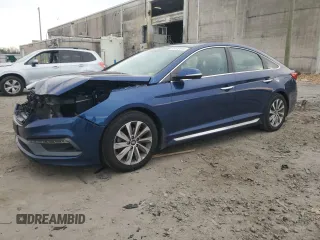 2017 Hyundai Sonata Sport with VIN 5NPE34AFXHH554068, listed as a Copart auction lot 87419144 with 157,351 mi miles and Salvage Title. Bid and sale history available at carsss.com. Image 1.