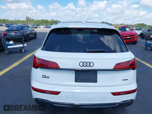 2024 Audi Q5 S line Premium Plus with VIN WA1E2AFY4R2036143, listed as a IAAI auction lot 42309252 with 14,797 mi miles and . Bid and sale history available at DreamBid. Image 17.