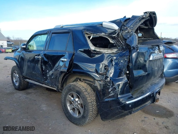 2012 Toyota 4Runner SR5 with VIN JTEBU5JR0C5100805, listed as a IAAI auction lot 41912096 with 223,285 mi miles. Bid and sale history available at carsss.com. Image 3.