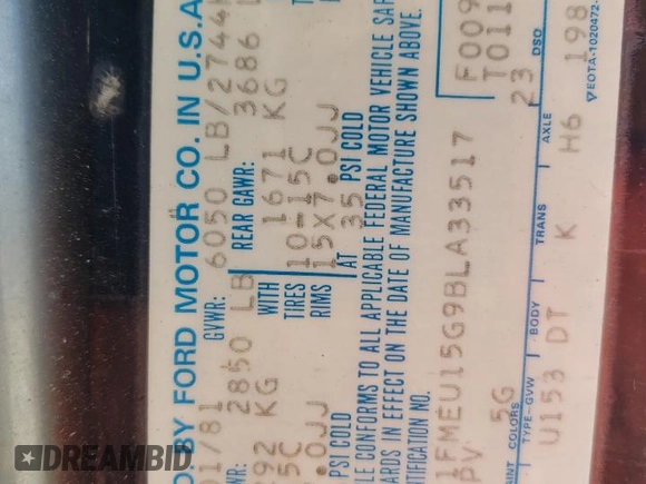 1981 Ford Bronco z VIN 1FMEU15G9BLA33517, wystawiony jako Copart lot #52392705 z przebiegiem 14 929 mil mil oraz Czysty tytuł • Clean title. Historia ofert i sprzedaży dostępna na DreamBid. Obrazek 12.