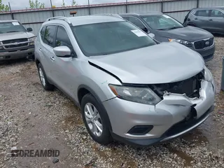2015 Nissan Rogue SV z VIN KNMAT2MV9FP540198, wystawiony jako IAAI lot #42169106 z przebiegiem 153 444 mil mil oraz . Historia ofert i sprzedaży dostępna na DreamBid. Obrazek 1.