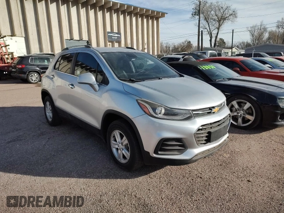 2017 Chevrolet Trax LT with VIN KL7CJPSBXHB165505, listed as a Copart auction lot 41615995 with 75,151 mi miles and Clean Title. Bid and sale history available at carsss.com. Image 1.