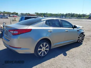 2013 Kia Optima SX with VIN 5XXGR4A66DG182161, listed as a IAAI auction lot 41854763 with 1 mi miles. Bid and sale history available at carsss.com. Image 4.