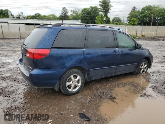 2005 Toyota Sienna CE z VIN 5TDZA23C75S379167, wystawiony jako Copart lot #58687135 z przebiegiem 191 873 mil mil oraz Czysty tytuł • Clean title. Historia ofert i sprzedaży dostępna na DreamBid. Obrazek 3.