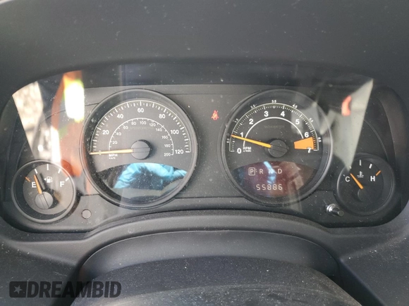 2016 Jeep Patriot Latitude with VIN 1C4NJPFB5GD519150, listed as a Copart auction lot 49536115 with 55,886 mi miles and Salvage title. Bid and sale history available at DreamBid. Image 9.