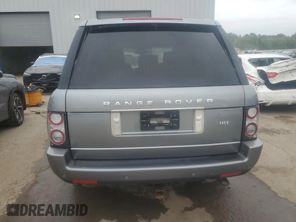 2012 Land Rover Range Rover HSE Lux with VIN SALMF1D44CA384472, listed as a Copart auction lot 60802735 with 130,960 mi miles and Salvage title. Bid and sale history available at DreamBid. Image 6.