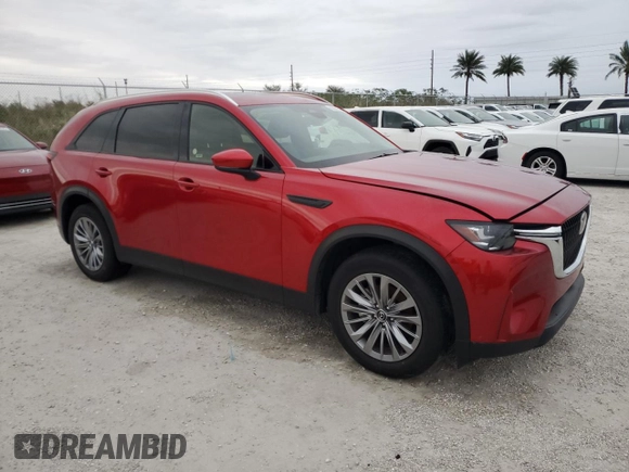 2024 Mazda CX-90 Preferred Plus with VIN JM3KKCHD6R1148065, listed as a Copart auction lot 76298454 with Not Provided miles and Non Repairable. Bid and sale history available at DreamBid. Image 4.