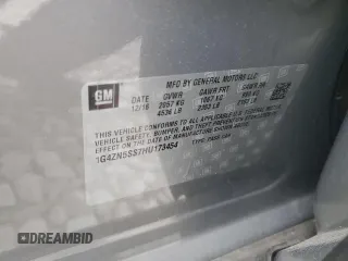 2017 Buick LaCrosse Preferred with VIN 1G4ZN5SS7HU173454, listed as a Copart auction lot 80991734 with 53,946 mi miles and Salvage Title. Bid and sale history available at carsss.com. Image 12.