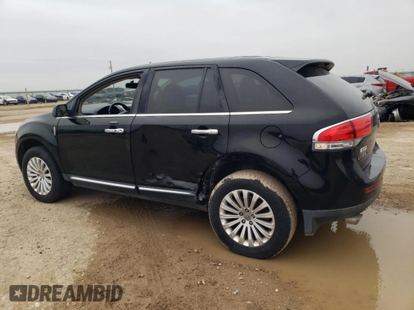 2012 Lincoln MKX with VIN 2LMDJ6JK4CBL01777, listed as a Copart auction lot 47682795 with 186,511 mi miles and Salvage Title. Bid and sale history available at carsss.com. Image 2.