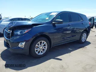 2018 Chevrolet Equinox LS z VIN 3GNAXHEV3JS502358, wystawiony jako IAAI lot #42239465 z przebiegiem 74 166 mil mil oraz . Historia ofert i sprzedaży dostępna na DreamBid. Obrazek 2.