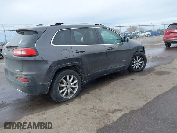 2018 Jeep Cherokee Limited z VIN 1C4PJMDB7JD571347, wystawiony jako IAAI lot #41642355 z przebiegiem 122 548 mil mil oraz . Historia ofert i sprzedaży dostępna na DreamBid. Obrazek 4.