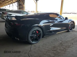 2020 Chevrolet Corvette 2LT with VIN 1G1Y72D42L5118848, listed as a Copart auction lot 47227395 with 24,397 mi miles and Salvage Title. Bid and sale history available at carsss.com. Image 3.