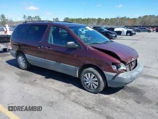 1999 Toyota Sienna LE with VIN 4T3ZF13C1XU112717, listed as a IAAI auction lot 41725827 with 272,639 mi miles. Bid and sale history available at carsss.com. Image 1.