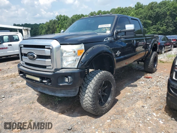 2016 Ford F-350 Platinum z VIN 1FT8W3BT0GEC00948, wystawiony jako Copart lot #64653455 z przebiegiem 110 789 mil mil oraz Szkoda całkowita • Salvage title. Historia ofert i sprzedaży dostępna na DreamBid. Obrazek 1.