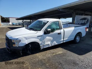2016 Ford F-150 XL z VIN 1FTMF1C84GKG02034, wystawiony jako Copart lot #56961265 z przebiegiem 82 377 mil mil oraz Szkoda całkowita • Salvage title. Historia ofert i sprzedaży dostępna na DreamBid. Obrazek 1.