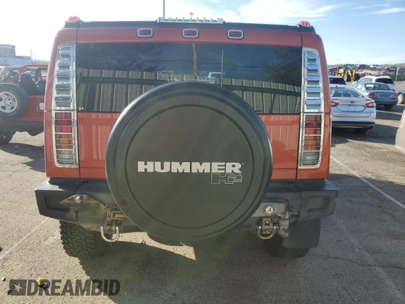 2003 Hummer H2 with VIN 5GRGN23U83H115153, listed as a Copart auction lot 79878644 with 0 mi miles and Salvage Title. Bid and sale history available at carsss.com. Image 6.
