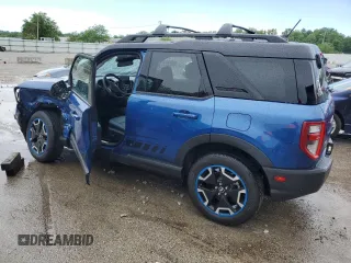 2024 Ford Bronco Sport Outer Banks z VIN 3FMCR9C67RRF01581, wystawiony jako Copart lot #58471135 z przebiegiem 17 056 mil mil oraz Szkoda całkowita • Salvage title. Historia ofert i sprzedaży dostępna na DreamBid. Obrazek 2.