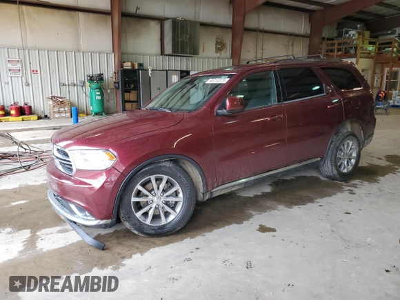 2017 Dodge Durango SXT with VIN 1C4RDJAG2HC606424, listed as a Copart auction lot 45712375 with 117,942 mi miles and Salvage Title. Bid and sale history available at DreamBid. Image 1.