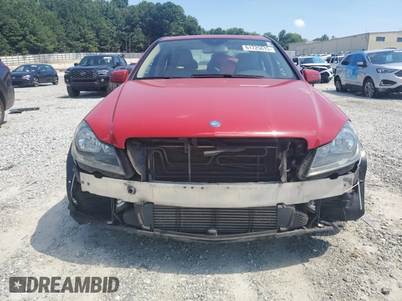 2014 Mercedes-Benz C 250 Sport with VIN WDDGF4HB6ER309832, listed as a Copart auction lot 61725615 with 123,341 mi miles and Salvage title. Bid and sale history available at DreamBid. Image 5.