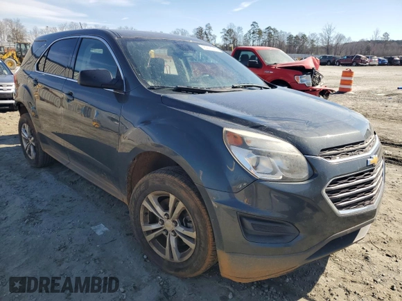 2017 Chevrolet Equinox LS with VIN 2GNALBEK7H1536890, listed as a Copart auction lot 45971515 with 209,645 mi miles and Clean Title. Bid and sale history available at carsss.com. Image 4.