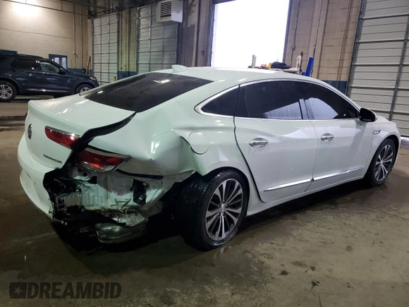 2017 Buick LaCrosse Essence with VIN 1G4ZP5SS4HU172157, listed as a Copart auction lot 50945495 with 124,454 mi miles and Salvage Title. Bid and sale history available at carsss.com. Image 3.