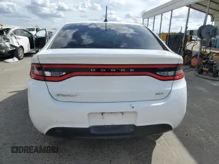 2016 Dodge Dart SXT Sport with VIN 1C3CDFFA2GD821001, listed as a Copart auction lot 49884745 with 163,527 mi miles and Salvage Title. Bid and sale history available at carsss.com. Image 6.