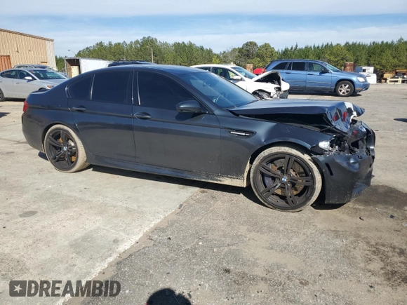 2013 BMW M5 with VIN WBSFV9C50DC773250, listed as a Copart auction lot 45922965 with 96,246 mi miles and Salvage Title. Bid and sale history available at carsss.com. Image 4.