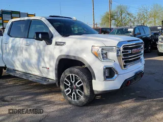 2021 GMC Sierra 1500 AT4 with VIN 3GTP9EED0MG412224, listed as a Copart auction lot 49360695 with 28,363 mi miles and Clean Title. Bid and sale history available at carsss.com. Image 1.