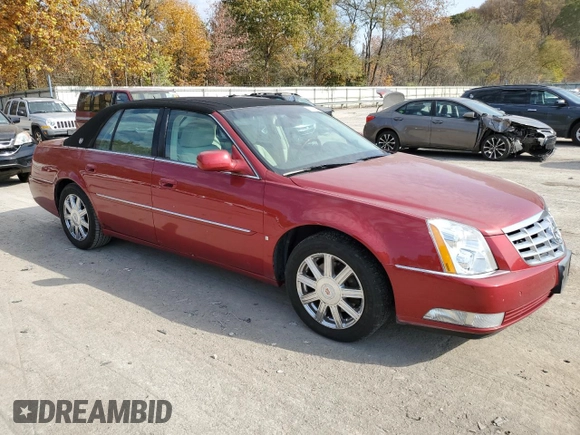 2008 Cadillac DTS 1SC with VIN 1G6KD57Y28U154755, listed as a Copart auction lot 77564644 with 125,247 mi miles and Clean Title. Bid and sale history available at carsss.com. Image 4.
