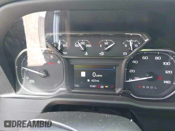 2022 GMC Sierra 1500 SLT with VIN 3GTU9DED5NG118655, listed as a IAAI auction lot 42183803 with 92,881 mi miles and . Bid and sale history available at DreamBid. Image 7.
