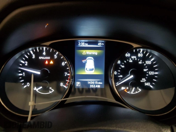 2016 Nissan Rogue S with VIN JN8AT2MV5GW152672, listed as a Copart auction lot 52800985 with 143,615 mi miles and Salvage Title. Bid and sale history available at carsss.com. Image 9.