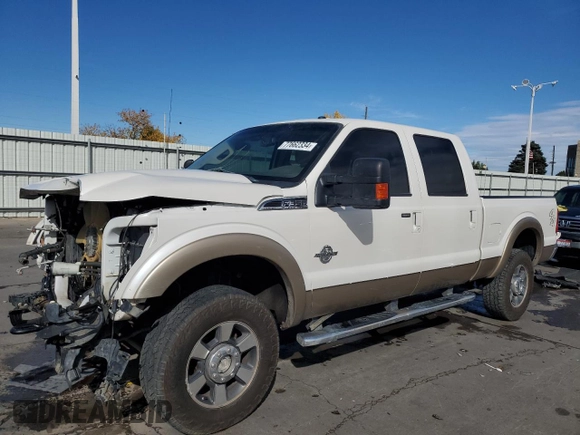 2011 Ford F-350 XL with VIN 1FT8W3BT8BEA14650, listed as a Copart auction lot 77662334 with 338,883 mi miles and Salvage title. Bid and sale history available at DreamBid. Image 1.