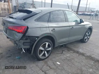 2023 Audi Q5 Sportback S line Premium Plus with VIN WA15AAFY2P2186641, listed as a IAAI auction lot 42111269 with 33,705 mi miles and . Bid and sale history available at DreamBid. Image 4.