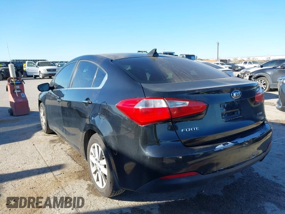 2014 Kia Forte EX with VIN KNAFX4A86E5162224, listed as a IAAI auction lot 41803293 with 145,074 mi miles. Bid and sale history available at carsss.com. Image 3.