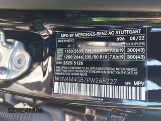 2023 Mercedes-Benz GLB 250 z VIN W1N4M4GB7PW265227, wystawiony jako IAAI lot #41863342 z przebiegiem 31 452 mil mil oraz . Historia ofert i sprzedaży dostępna na DreamBid. Obrazek 9.