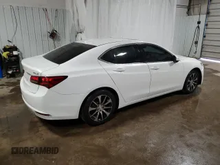 2017 Acura TLX with VIN 19UUB1F33HA005266, listed as a Copart auction lot 51897345 with 102,812 mi miles and Salvage Title. Bid and sale history available at carsss.com. Image 3.