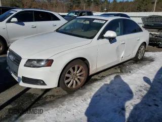 2009 Audi A4 2.0T Prem Plus with VIN WAUSF78K59N034633, listed as a Copart auction lot 41874205 with 157,594 mi miles and Salvage Title. Bid and sale history available at carsss.com. Image 1.