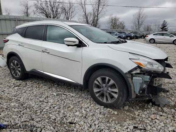 2016 Nissan Murano SL with VIN 5N1AZ2MH8GN101060, listed as a Copart auction lot 53380265 with 153,344 mi miles and Clean Title. Bid and sale history available at carsss.com. Image 4.
