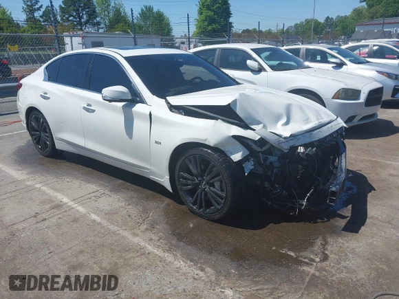 2019 Infiniti Q50 Luxe z VIN JN1EV7AP7KM513482, wystawiony jako IAAI lot #42000334 z przebiegiem 101 789 mil mil oraz . Historia ofert i sprzedaży dostępna na DreamBid. Obrazek 1.