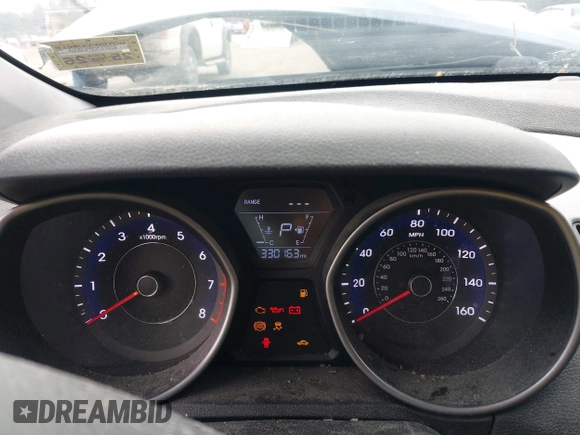 2016 Hyundai Elantra SE with VIN 5NPDH4AEXGH728756, listed as a IAAI auction lot 41961324 with 330,163 mi miles and . Bid and sale history available at DreamBid. Image 7.