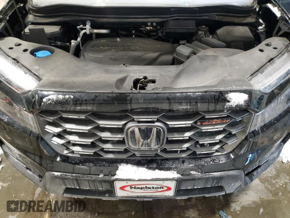 2024 Honda Passport TrailSport z VIN 5FNYF8H67RB000522, wystawiony jako Copart lot #45747505 z przebiegiem 28 103 mil mil oraz Szkoda całkowita • Salvage title. Historia ofert i sprzedaży dostępna na DreamBid. Obrazek 12.