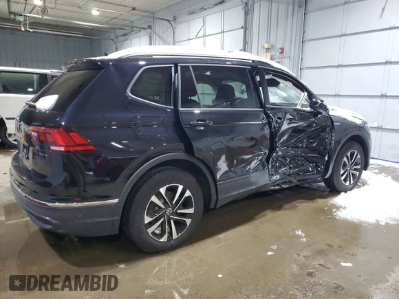 2024 Volkswagen Tiguan S with VIN 3VVFB7AX0RM137377, listed as a Copart auction lot 45110745 with Not provided miles and Salvage title. Bid and sale history available at DreamBid. Image 3.