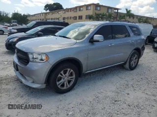 2013 Dodge Durango Crew z VIN 1C4RDJDGXDC696119, wystawiony jako Copart lot #58226905 z przebiegiem 154 915 mil mil oraz Czysty tytuł • Clean title. Historia ofert i sprzedaży dostępna na DreamBid. Obrazek 1.
