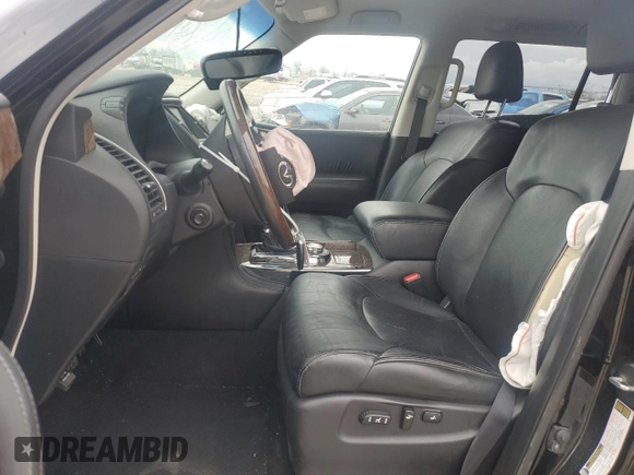 2015 Infiniti QX80 with VIN JN8AZ2NE6F9084599, listed as a Copart auction lot 50766905 with 0 mi miles and Salvage Title. Bid and sale history available at carsss.com. Image 7.